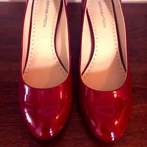 Red Business Pumps